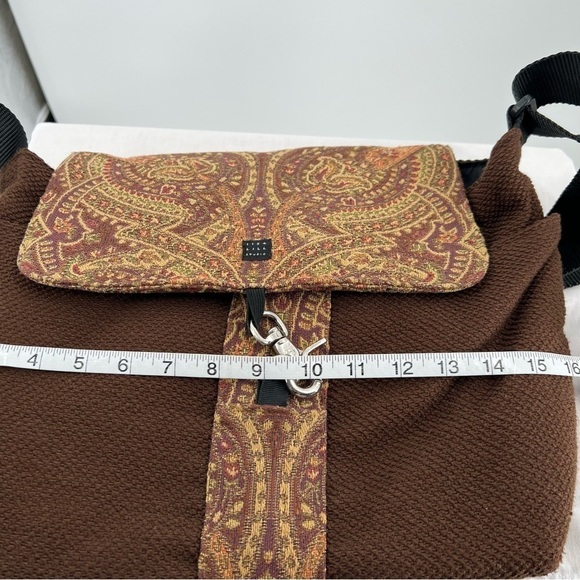 Lisa Lill Brown Paisley Large Bag - Picture 9 of 11